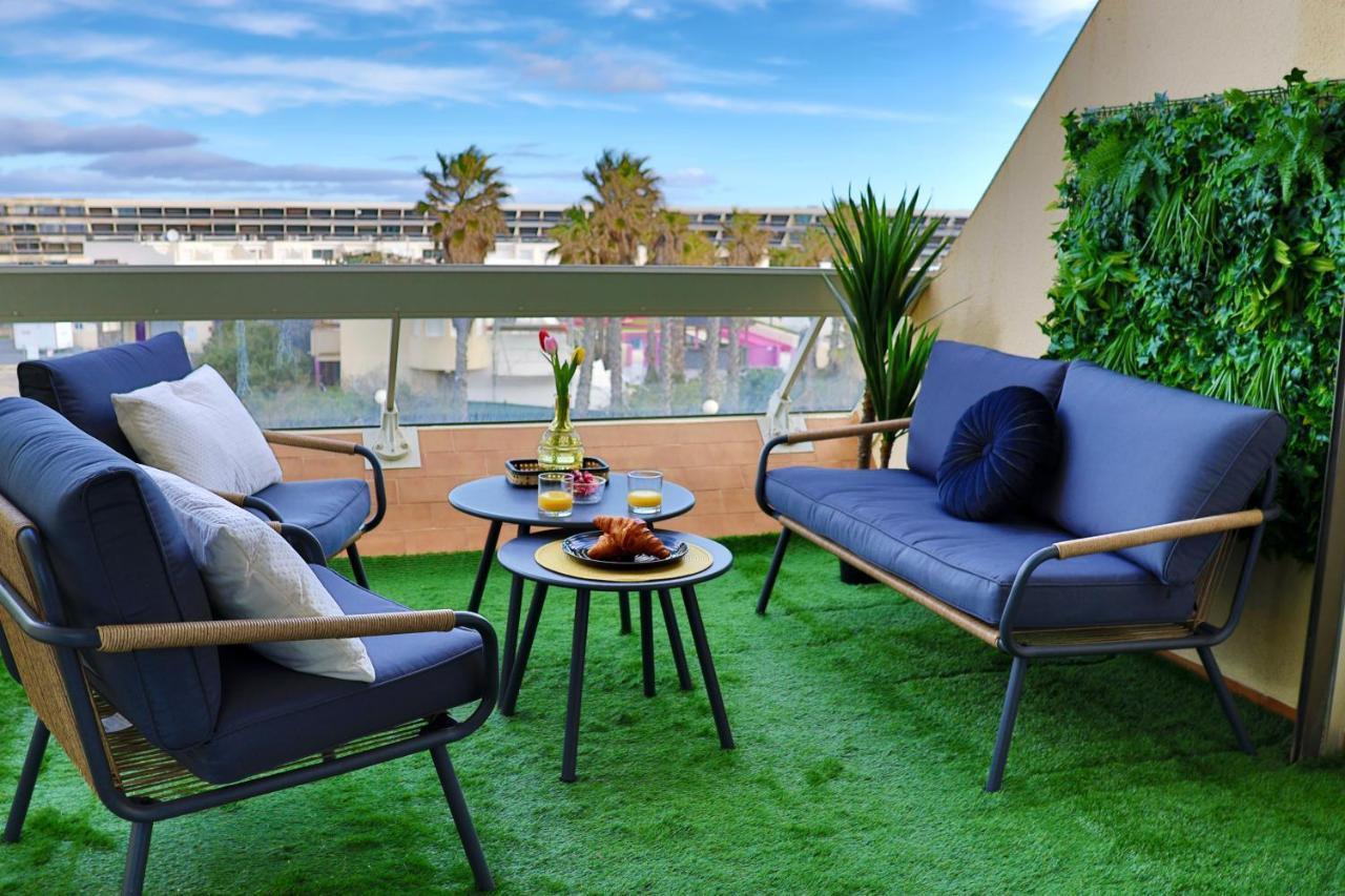 'Cap Confession' - Naturiste - Sea View - Beach - Parking -Air Conditionaire Агд Экстерьер фото